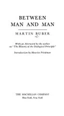 Cover of Between man and man
