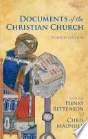 Cover of Documents of the Christian church