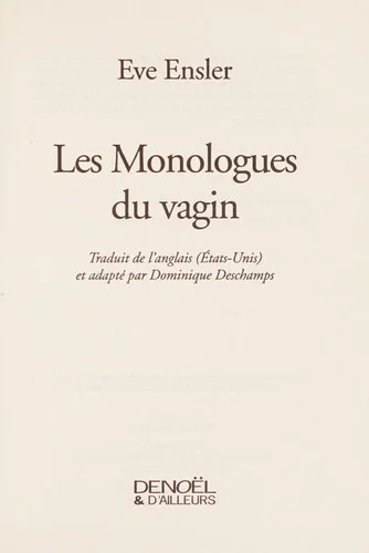 Cover of The Vagina Monologues