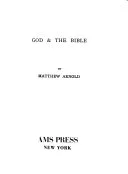 Cover of God and the Bible