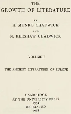 Cover of The growth of literature