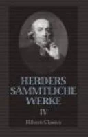 Cover of Herders sämmtliche Werke