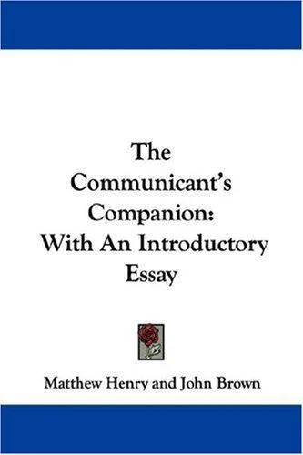 Cover of The communicant's companion