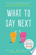 Cover of What to say next