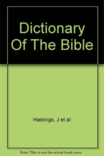Cover of Dictionary of the Bible
