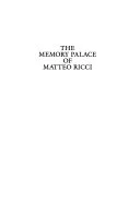 Cover of The memory palace of Matteo Ricci