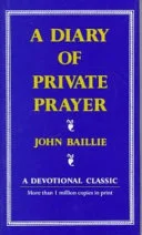 Cover of A diary of private prayer
