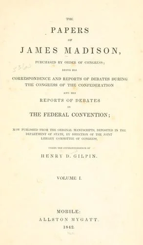 Cover of The papers of James Madison