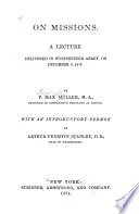 Cover of On Missions