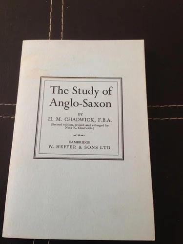 Cover of The study of Anglo-Saxon