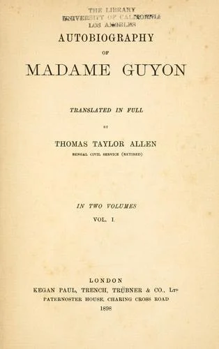 Cover of Autobiography of Madame Guyon