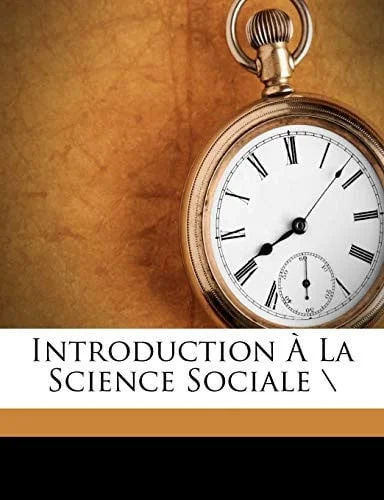 Cover of Introduction à la science sociale \