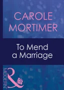 Cover of To Mend a Marriage
