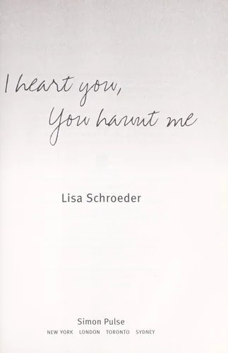 Cover of I heart you, you haunt me