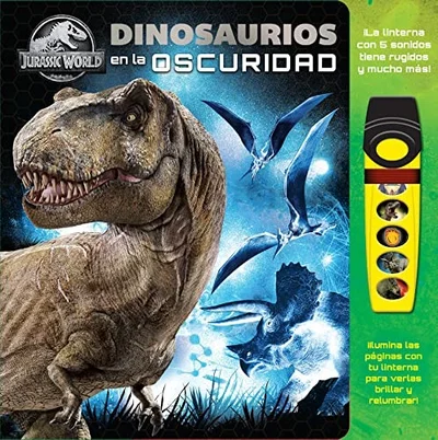 Cover of DINOSAURIOS EN LA OSCURIDAD. JURASSIC WORLD GLOW FAB