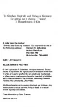 Cover of Black Hawk's Feather (Heartsong Presents #216)