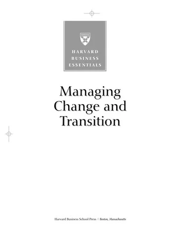 Cover of Harvard business essentials