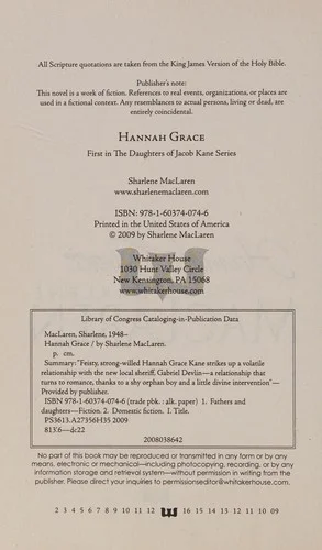 Cover of Hannah Grace