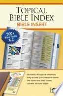 Cover of Topical Bible Index
