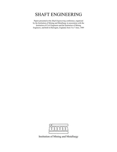 Cover of Shaft engineering