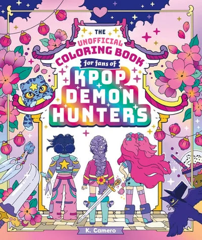 Cover of The Unofficial Coloring Book for Fans of KPop Demon Hunters