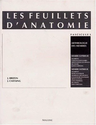 Cover of Les feuillets d'anatomie. Arthrologie de membres (membres supérieur et inférieur)