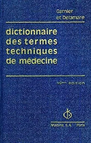 Cover of Dictionnaire des termes techniques de médecine