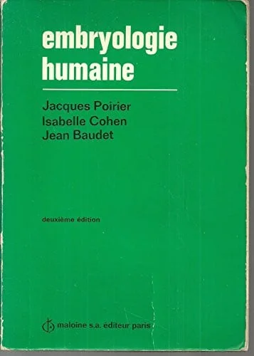 Cover of Embryologie humaine