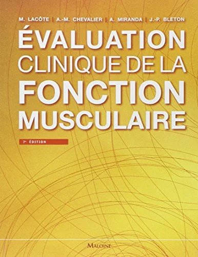 Cover of Évaluation clinique de la fonction musculaire