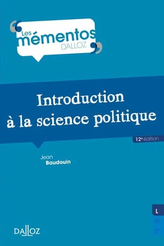 Cover of Introduction à la science politique