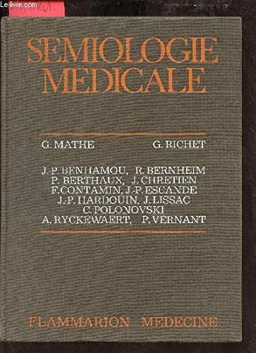 Cover of Sémiologie médicale