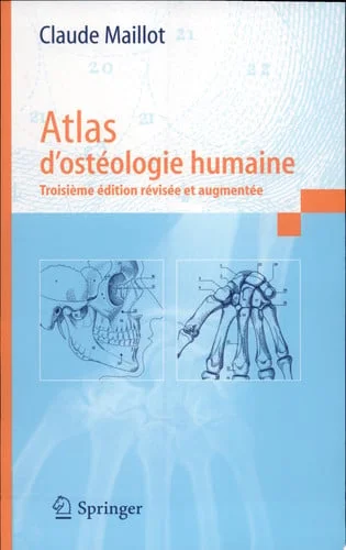 Cover of Atlas d'ostéologie humaine
