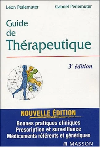 Cover of Guide de thérapeutique