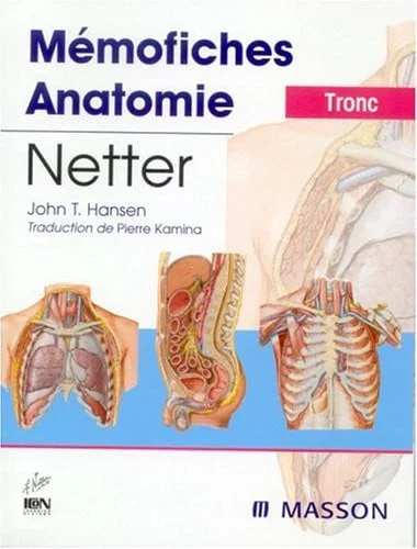 Cover of Mémofiches anatomie Netter. Tronc