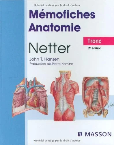 Cover of Mémofiches anatomie Netter. Tronc
