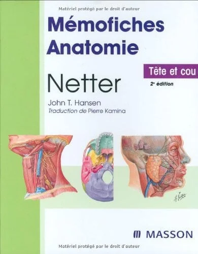 Cover of Mémofiches anatomie Netter. Tête et cou