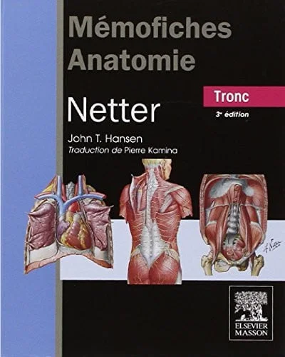 Cover of Mémofiches anatomie Netter. Tronc