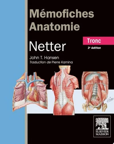 Cover of Mémofiches Anatomie Netter - Tronc