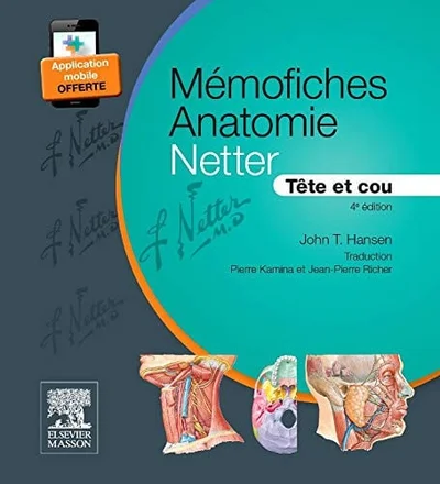 Cover of Mémofiches anatomie Netter. Tête et cou