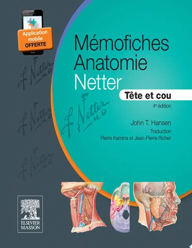Cover of Memofiches anatomie netter. Tete et cou