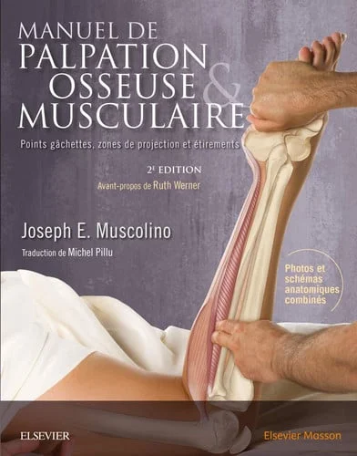 Cover of Manuel de palpation osseuse et musculaire: points gâchettes, zones de projection et étirements