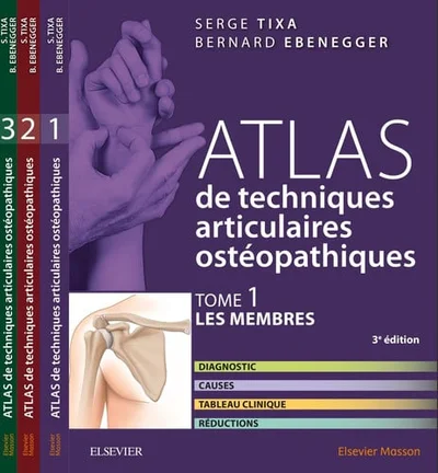Cover of Atlas de Techniques Articulaires Osteopathiques T1 a T3. Pack T1 a T3