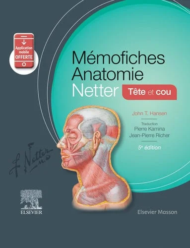 Cover of Mémofiches anatomie Netter. Tête et cou