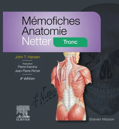 Cover of Mémofiches anatomie Netter. Tronc