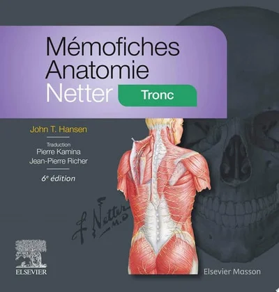 Cover of Mémofiches anatomie Netter. Tronc