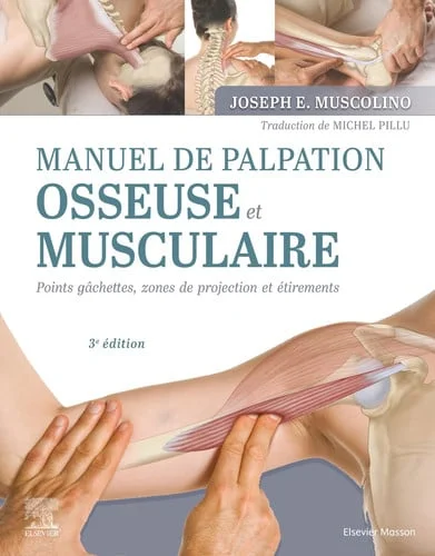 Cover of Manuel de palpation osseuse et musculaire: points gâchettes, zones de projection et étirements