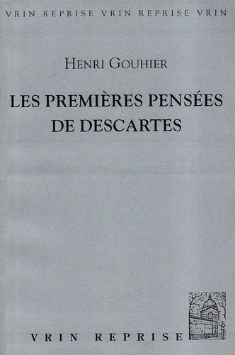 Cover of Premieres Pensees de Descartes