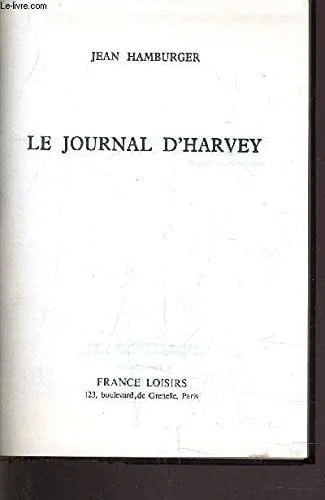 Cover of Le Journal d'Harvey