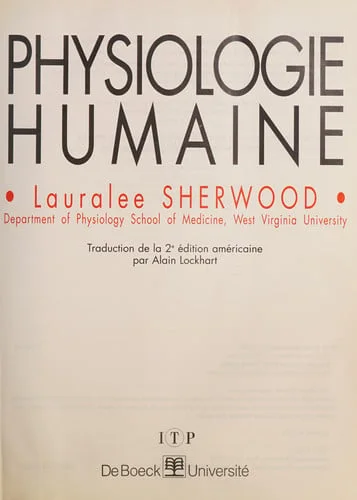 Cover of Physiologie humaine
