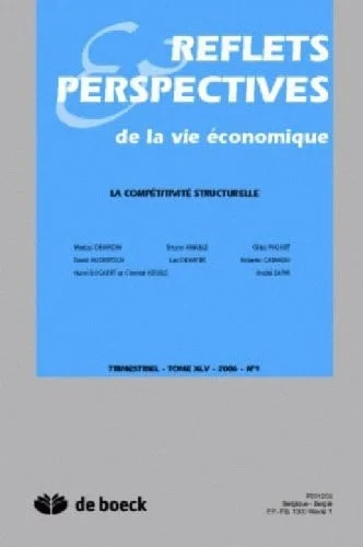 Cover of Reflets et perspectives de la vie économique 2006/1 - La compétitivité structurelle